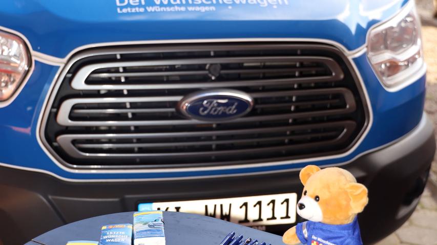 Der Wünschewagen vor Ort