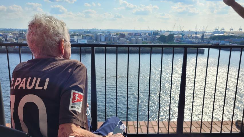 Blick von der Elbphilharmonie